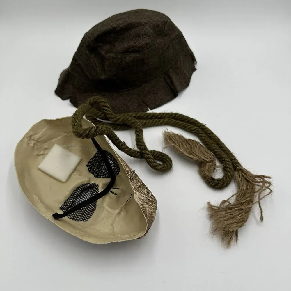 Spirit Halloween Child Creepy Scarecrow Costume Large (12-14) Spooky Scary Haunt - Picture 14 of 16